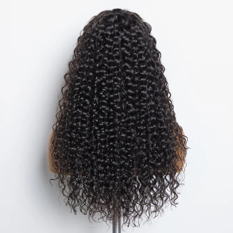 Vibrance Hair Galaxy 13x6 Parting Max Glueless Lace Wig 3D Cap Pre-bleached Water Wave Transparent Lace Front Wig 150% Density